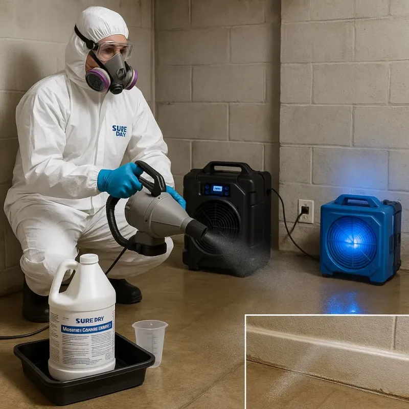 Sanitization and Odor Removal process in Coon Rapids, IA