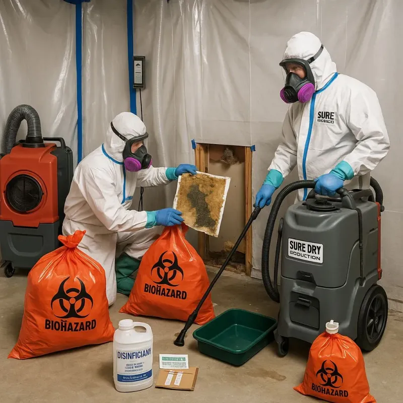 Contaminated Water Handling Protocols process in Coon Rapids, IA